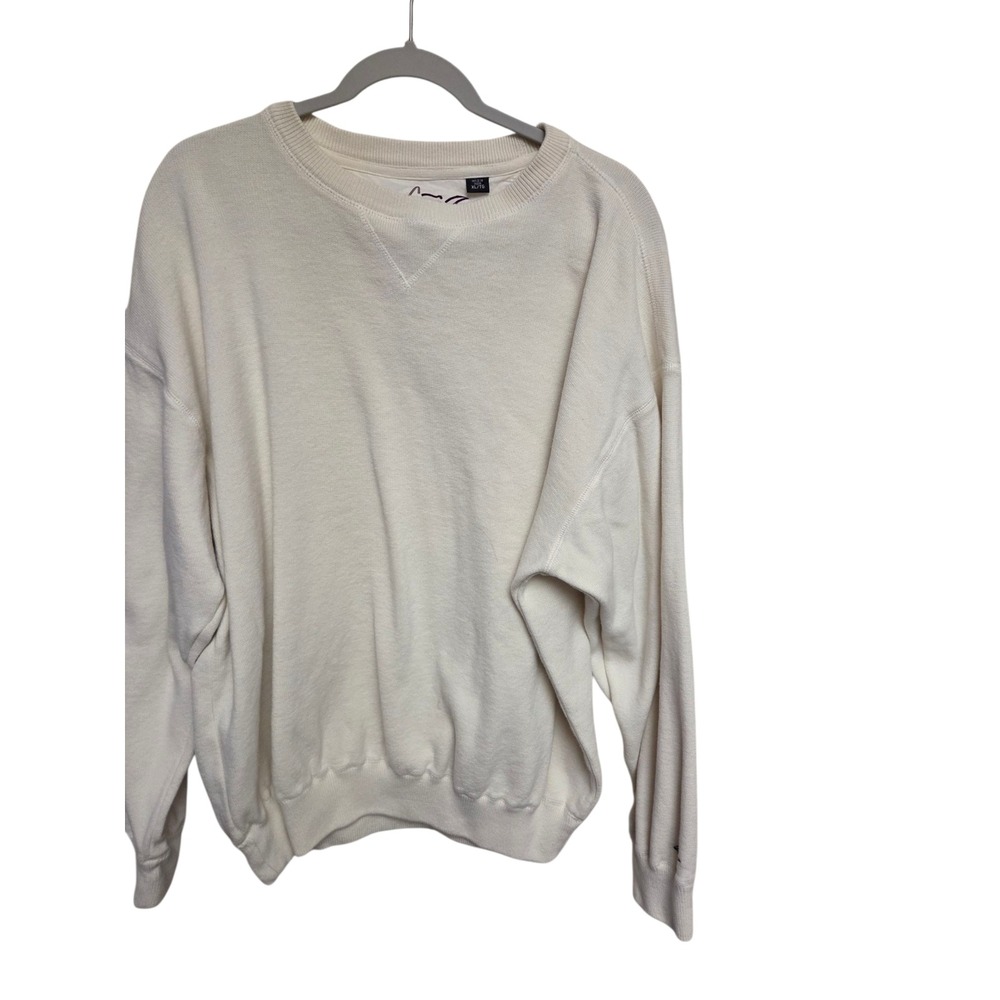 Greg Norman‎ Collection Crewneck Sweatshirt Mens XL Beige Pullover Long Sleeve
